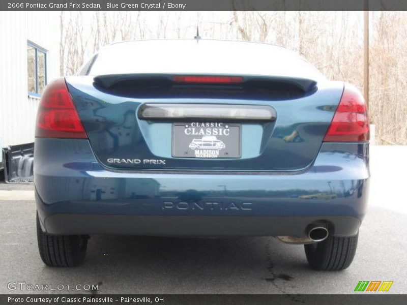 Blue Green Crystal / Ebony 2006 Pontiac Grand Prix Sedan