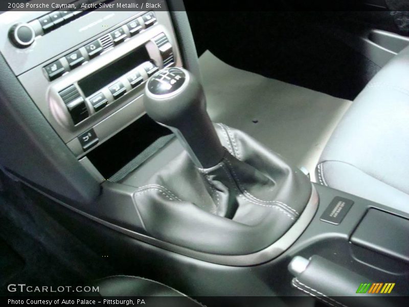 Arctic Silver Metallic / Black 2008 Porsche Cayman