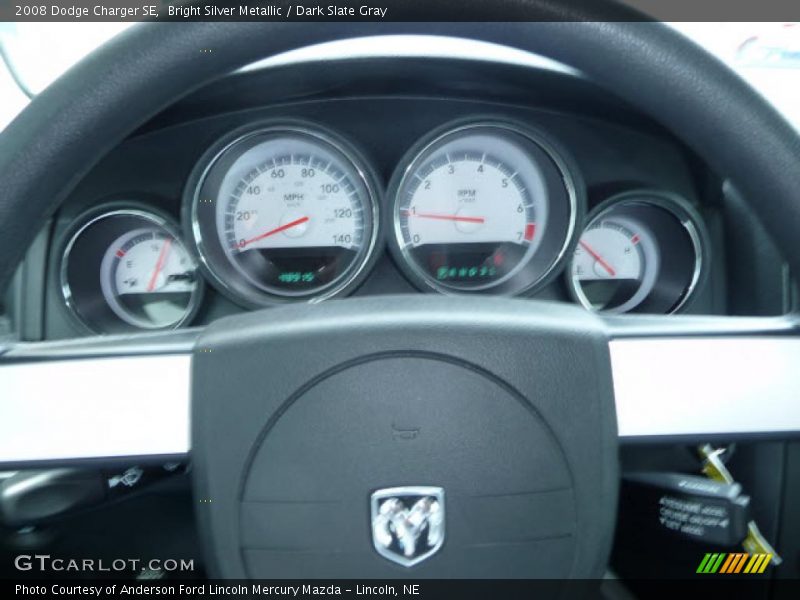 Bright Silver Metallic / Dark Slate Gray 2008 Dodge Charger SE
