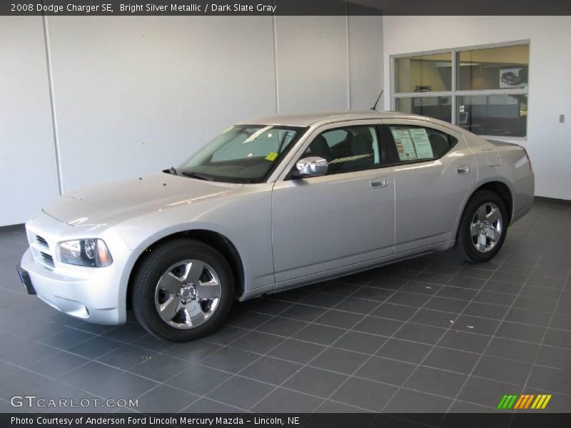 Bright Silver Metallic / Dark Slate Gray 2008 Dodge Charger SE