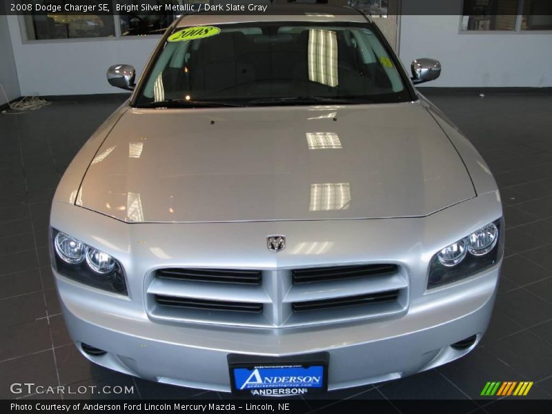 Bright Silver Metallic / Dark Slate Gray 2008 Dodge Charger SE