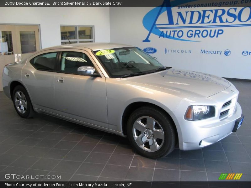 Bright Silver Metallic / Dark Slate Gray 2008 Dodge Charger SE