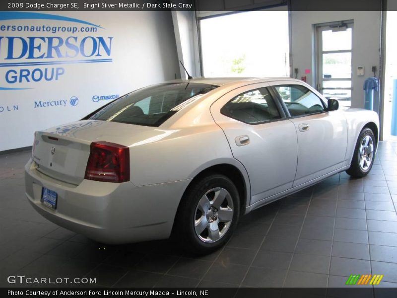 Bright Silver Metallic / Dark Slate Gray 2008 Dodge Charger SE
