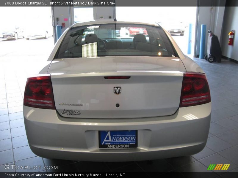 Bright Silver Metallic / Dark Slate Gray 2008 Dodge Charger SE