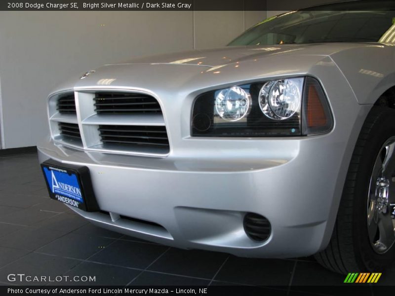 Bright Silver Metallic / Dark Slate Gray 2008 Dodge Charger SE