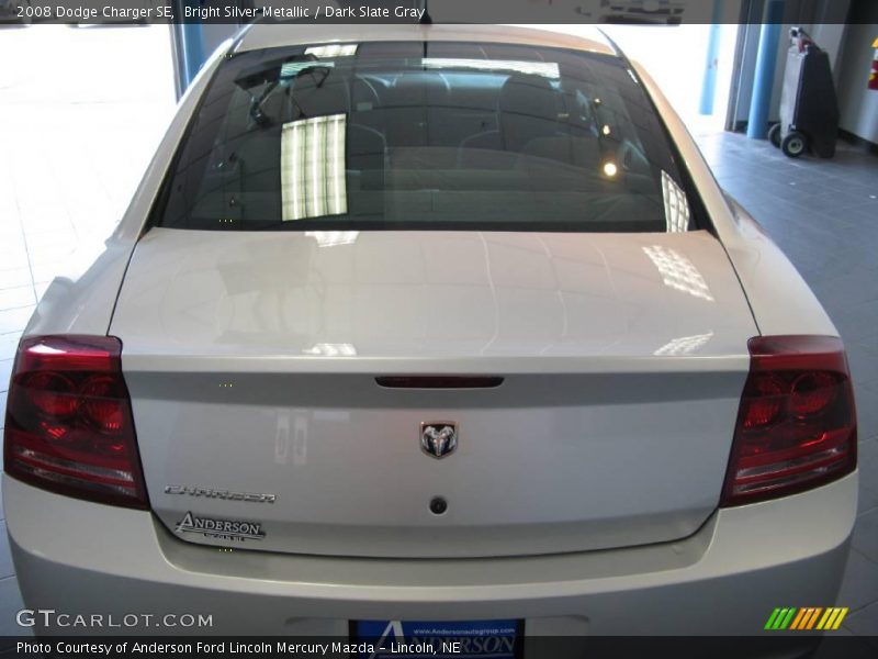 Bright Silver Metallic / Dark Slate Gray 2008 Dodge Charger SE