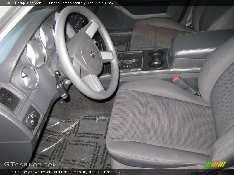 Bright Silver Metallic / Dark Slate Gray 2008 Dodge Charger SE