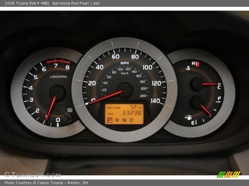 Barcelona Red Pearl / Ash 2008 Toyota RAV4 4WD