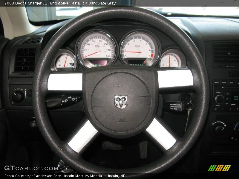 Bright Silver Metallic / Dark Slate Gray 2008 Dodge Charger SE
