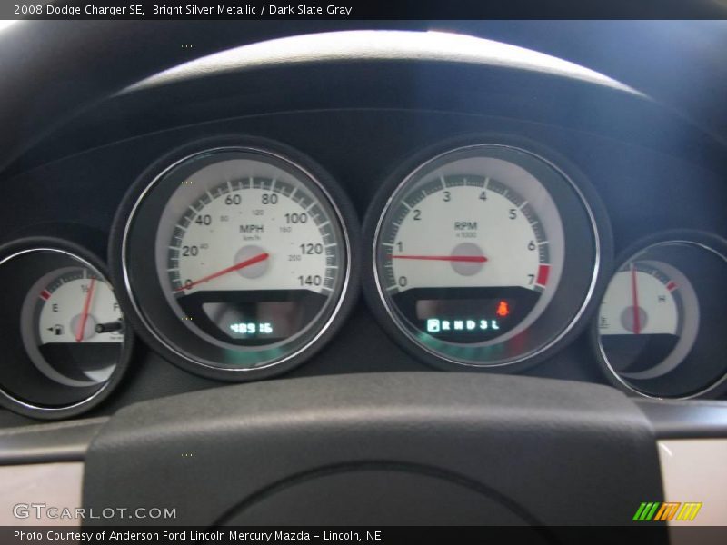 Bright Silver Metallic / Dark Slate Gray 2008 Dodge Charger SE