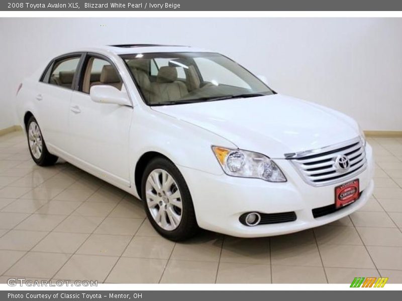 Blizzard White Pearl / Ivory Beige 2008 Toyota Avalon XLS