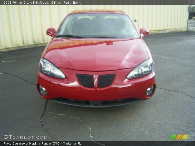 Crimson Red / Ebony 2008 Pontiac Grand Prix Sedan