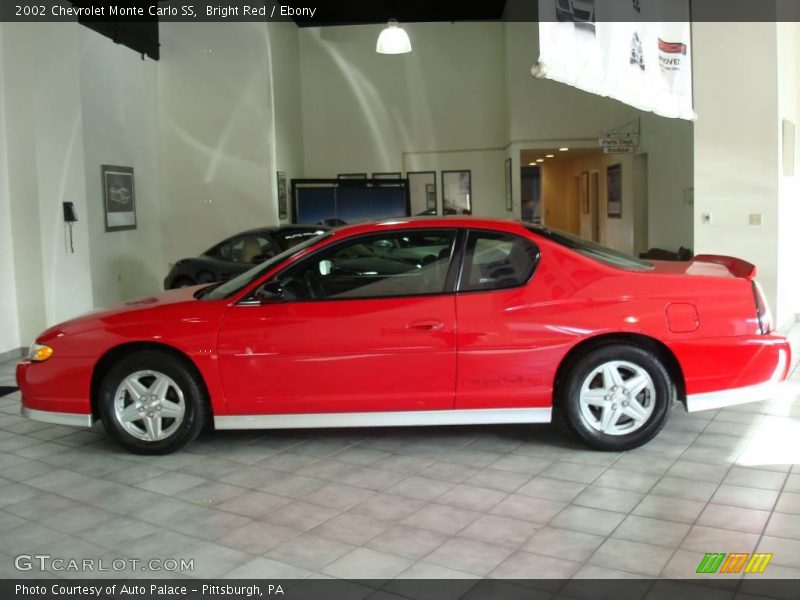 Bright Red / Ebony 2002 Chevrolet Monte Carlo SS