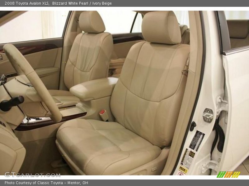 Blizzard White Pearl / Ivory Beige 2008 Toyota Avalon XLS