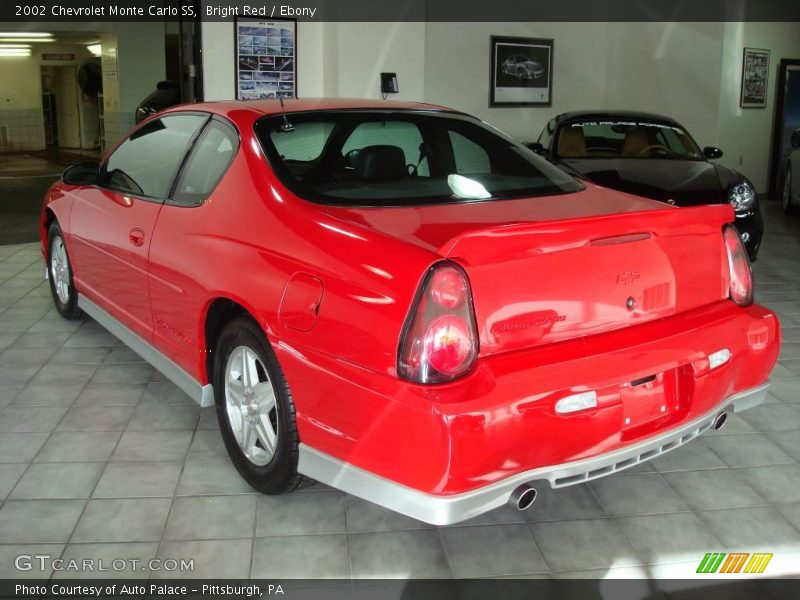 Bright Red / Ebony 2002 Chevrolet Monte Carlo SS