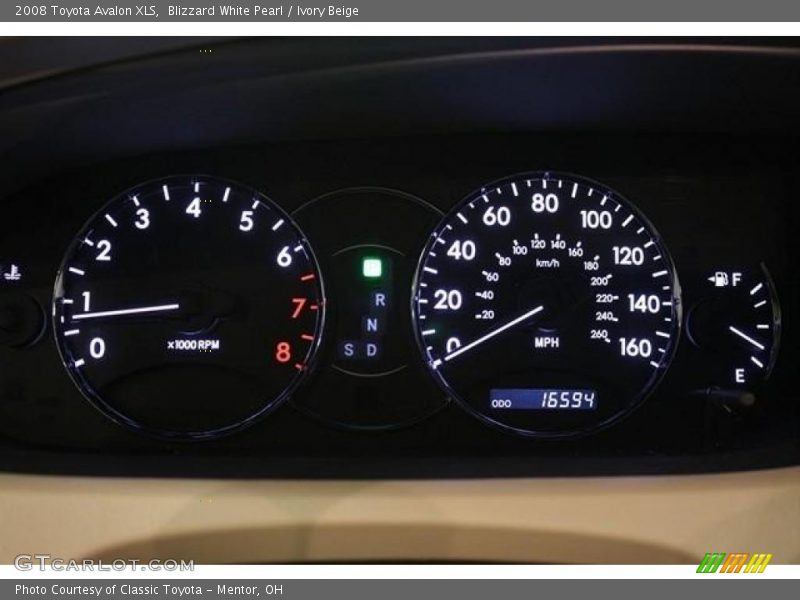 Blizzard White Pearl / Ivory Beige 2008 Toyota Avalon XLS