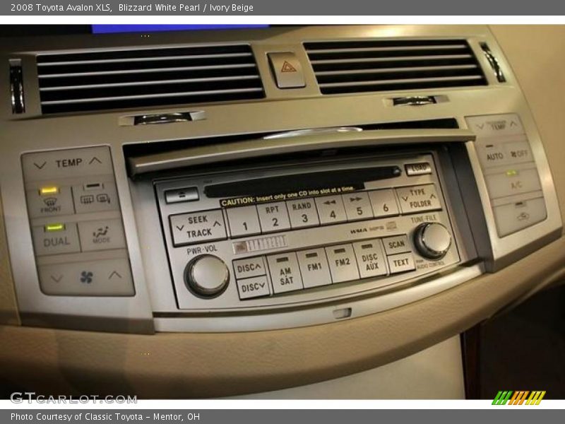 Blizzard White Pearl / Ivory Beige 2008 Toyota Avalon XLS