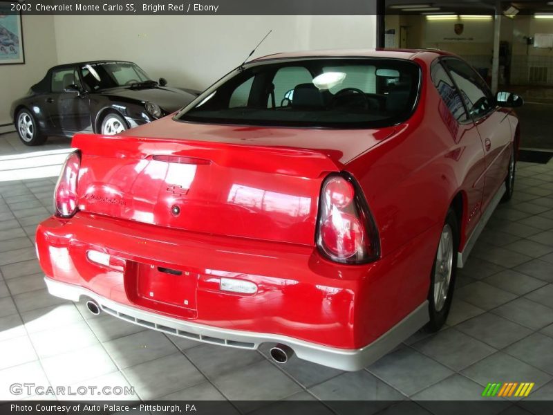 Bright Red / Ebony 2002 Chevrolet Monte Carlo SS