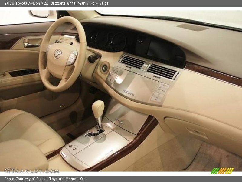 Blizzard White Pearl / Ivory Beige 2008 Toyota Avalon XLS
