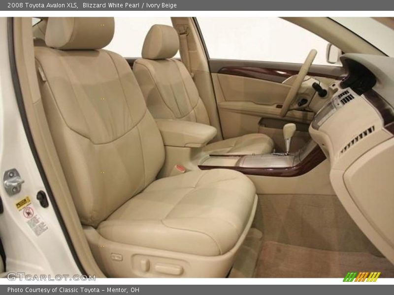 Blizzard White Pearl / Ivory Beige 2008 Toyota Avalon XLS