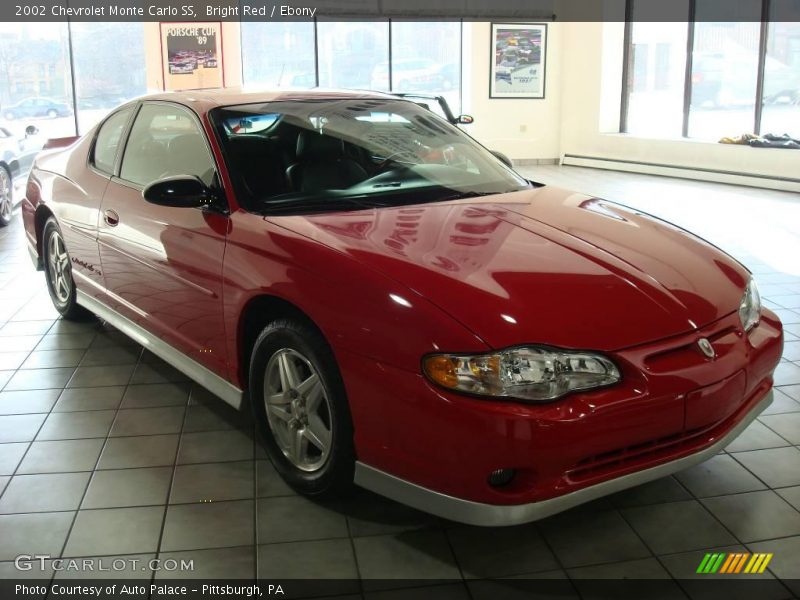 Bright Red / Ebony 2002 Chevrolet Monte Carlo SS