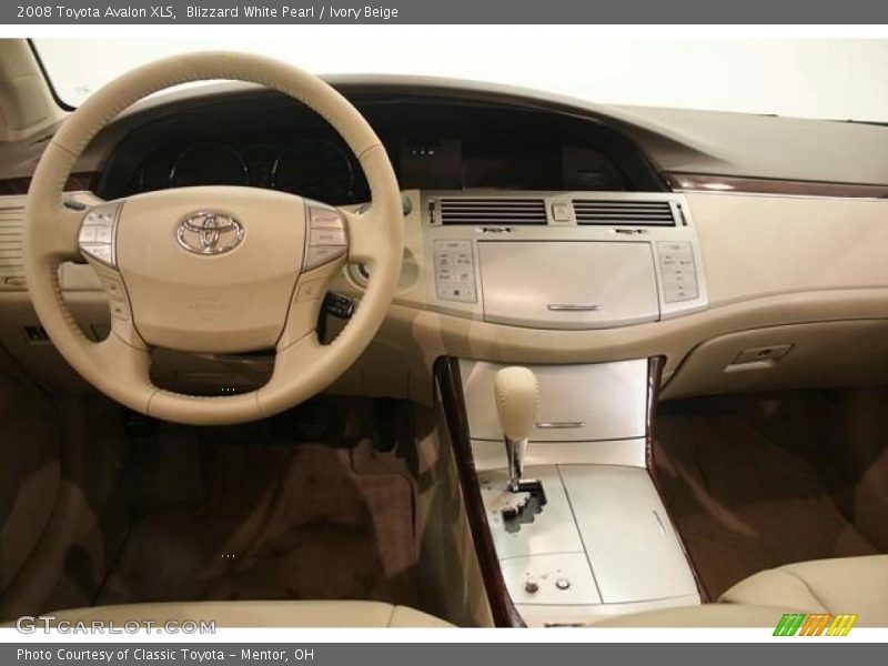 Blizzard White Pearl / Ivory Beige 2008 Toyota Avalon XLS