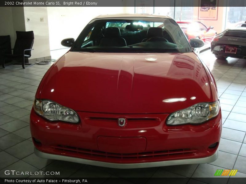 Bright Red / Ebony 2002 Chevrolet Monte Carlo SS