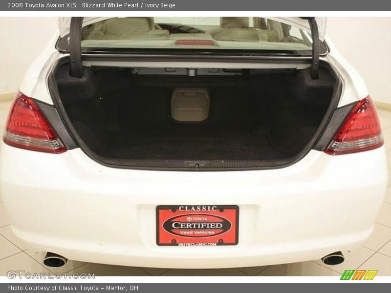 Blizzard White Pearl / Ivory Beige 2008 Toyota Avalon XLS
