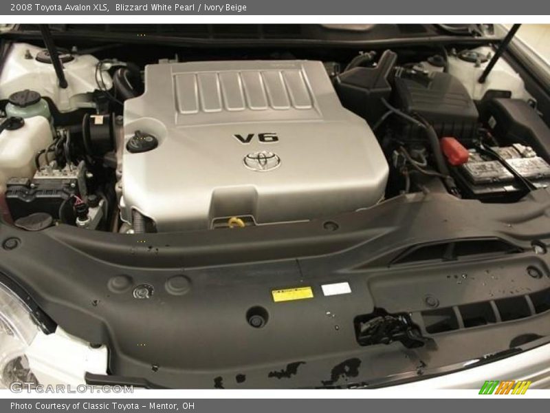 Blizzard White Pearl / Ivory Beige 2008 Toyota Avalon XLS