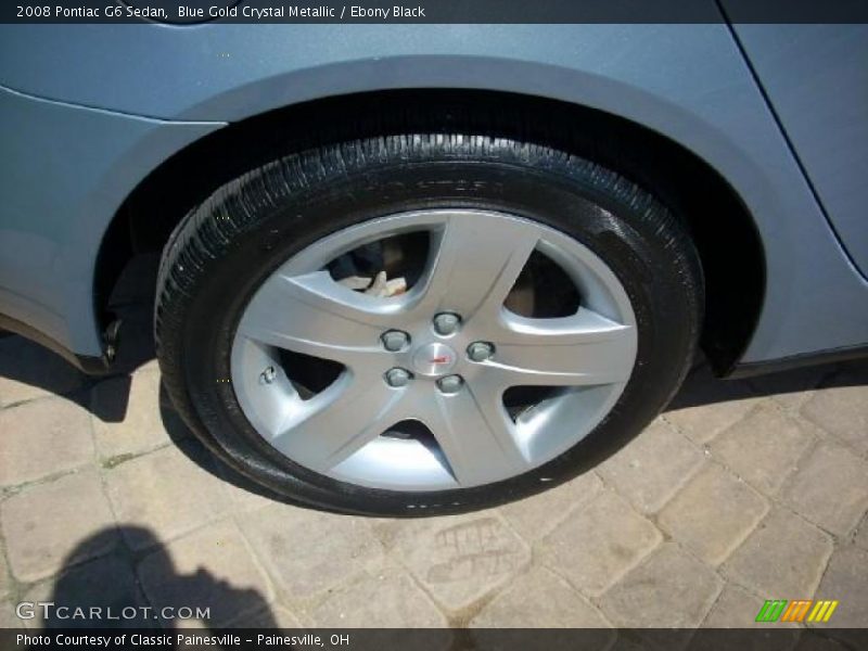 Blue Gold Crystal Metallic / Ebony Black 2008 Pontiac G6 Sedan