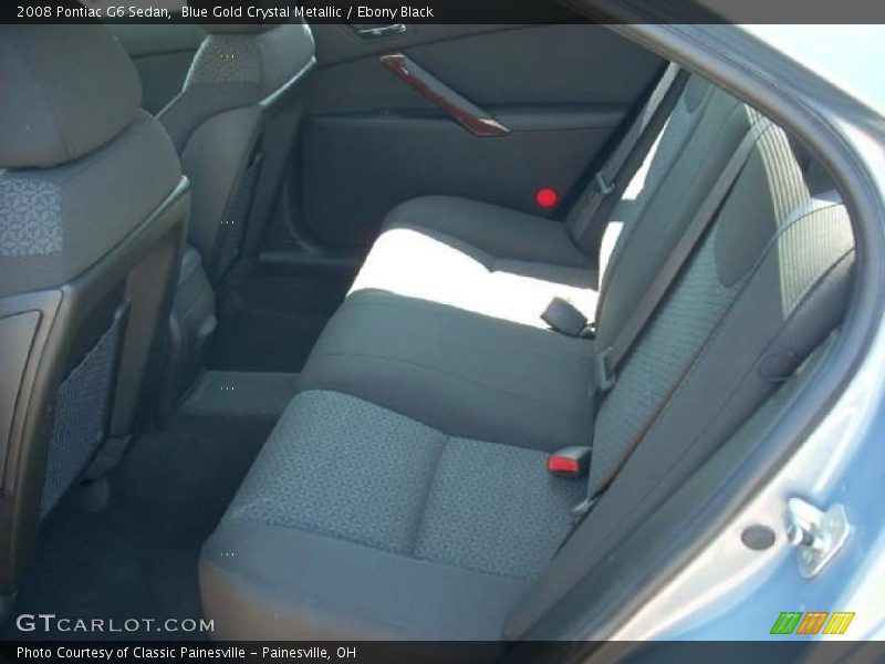 Blue Gold Crystal Metallic / Ebony Black 2008 Pontiac G6 Sedan