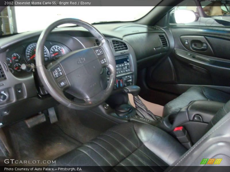 Bright Red / Ebony 2002 Chevrolet Monte Carlo SS