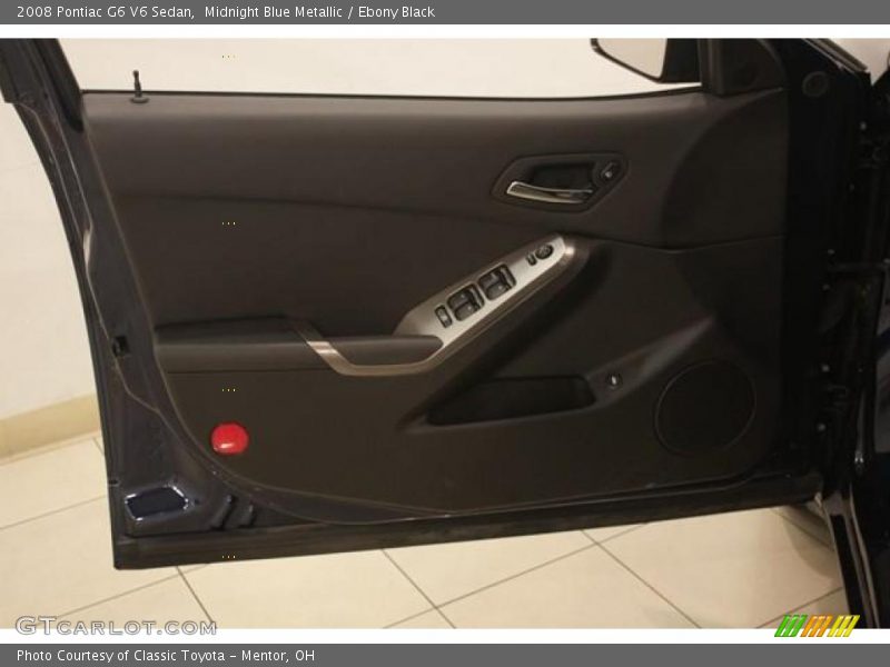 Midnight Blue Metallic / Ebony Black 2008 Pontiac G6 V6 Sedan