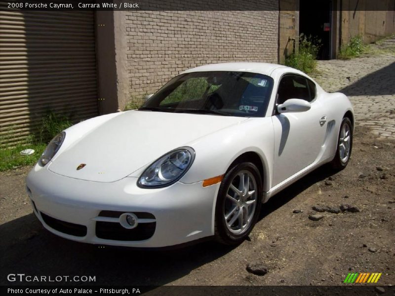 Carrara White / Black 2008 Porsche Cayman