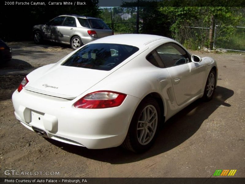 Carrara White / Black 2008 Porsche Cayman
