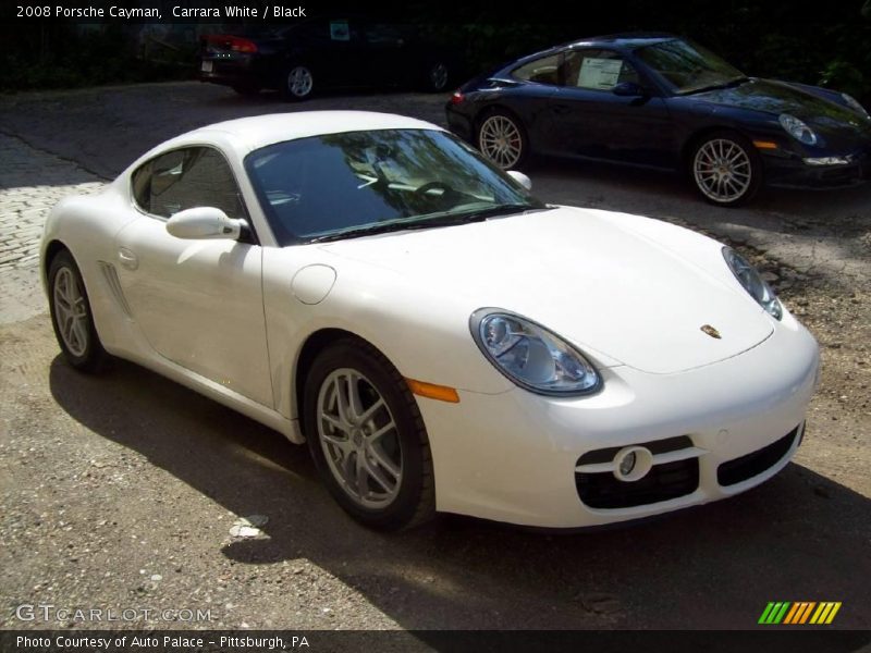 Carrara White / Black 2008 Porsche Cayman
