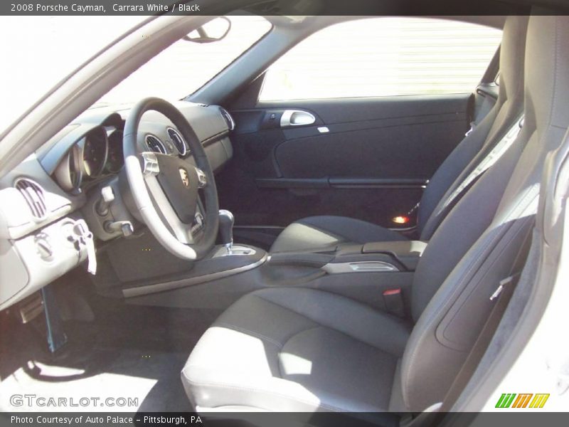 Carrara White / Black 2008 Porsche Cayman