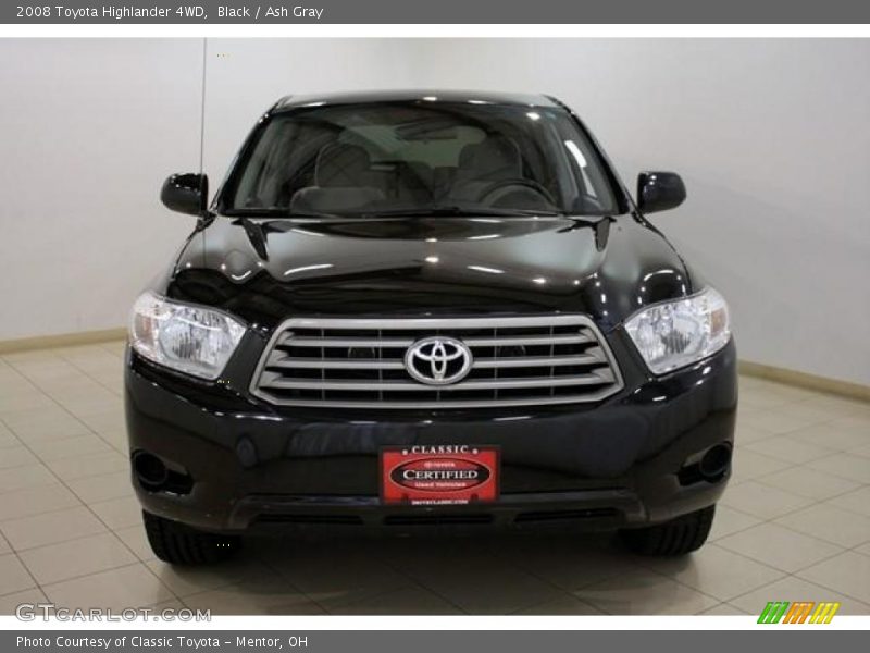 Black / Ash Gray 2008 Toyota Highlander 4WD
