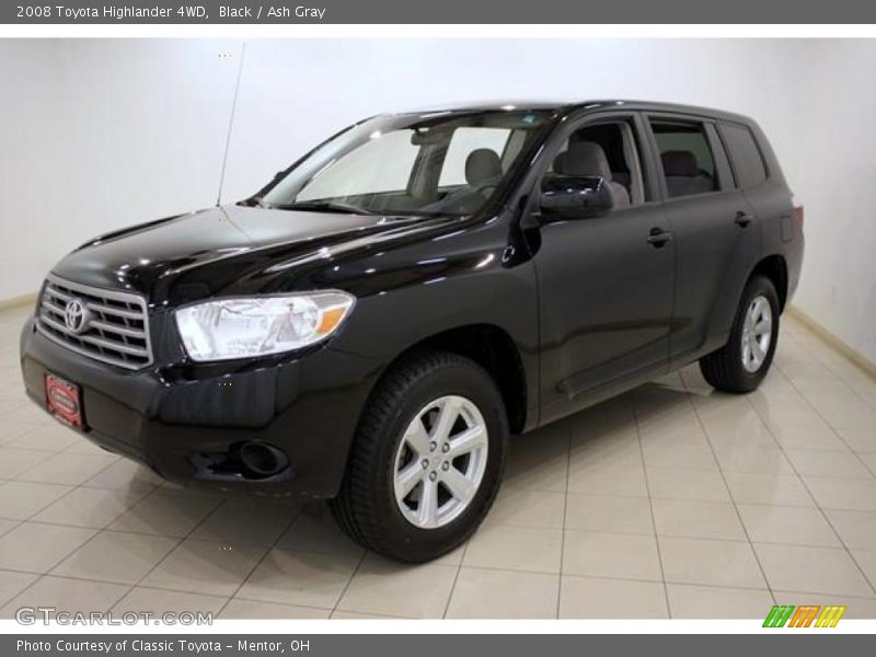 Black / Ash Gray 2008 Toyota Highlander 4WD