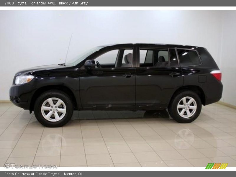 Black / Ash Gray 2008 Toyota Highlander 4WD