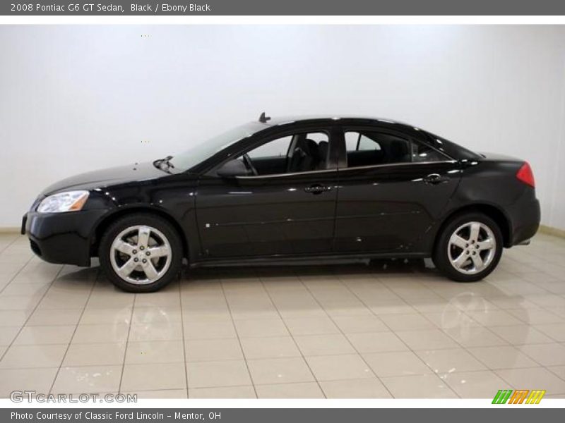 Black / Ebony Black 2008 Pontiac G6 GT Sedan