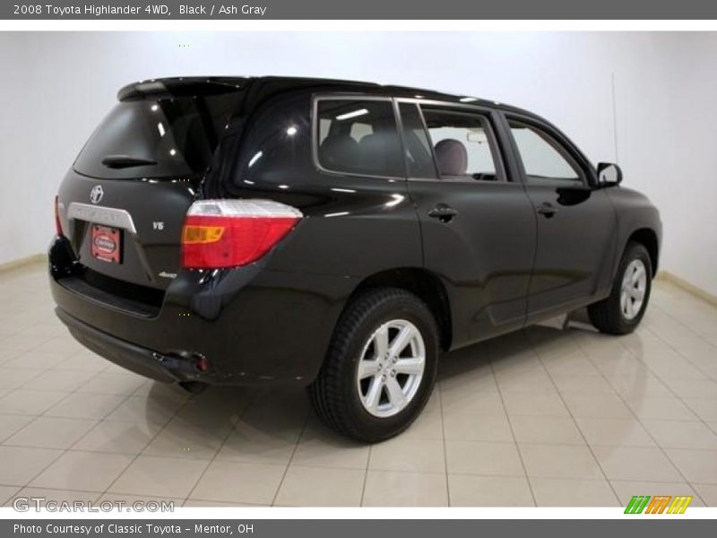 Black / Ash Gray 2008 Toyota Highlander 4WD