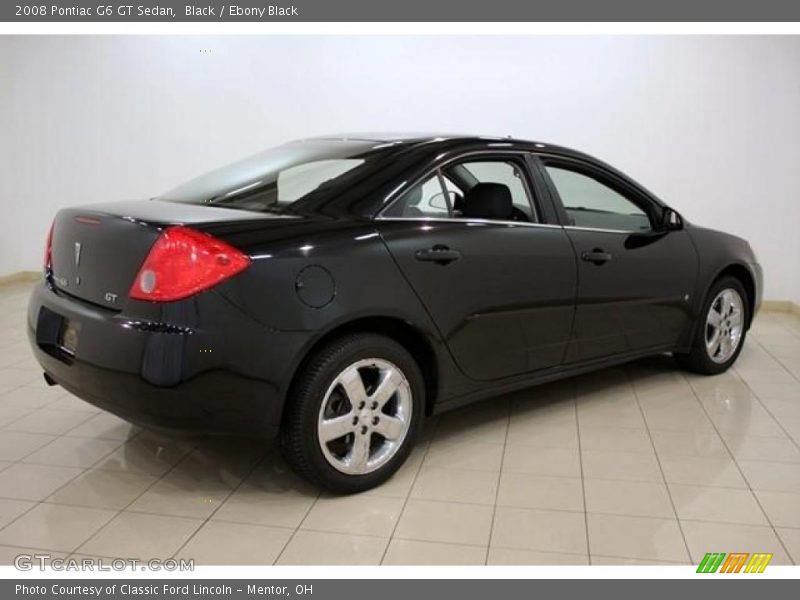 Black / Ebony Black 2008 Pontiac G6 GT Sedan