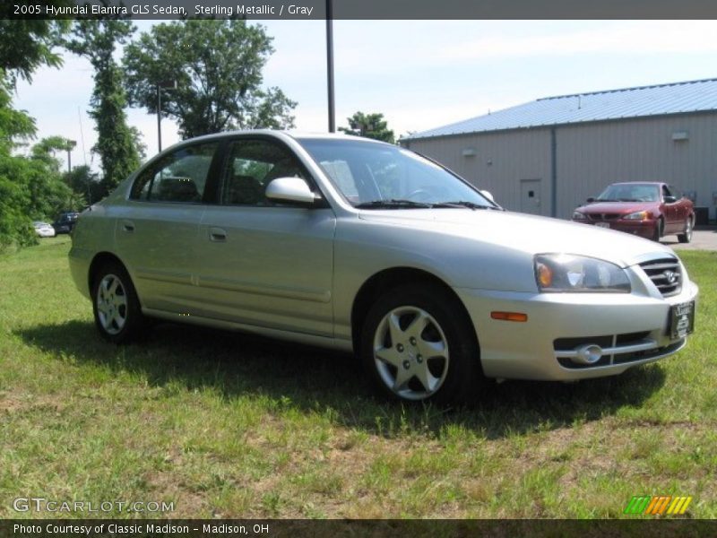 Sterling Metallic / Gray 2005 Hyundai Elantra GLS Sedan