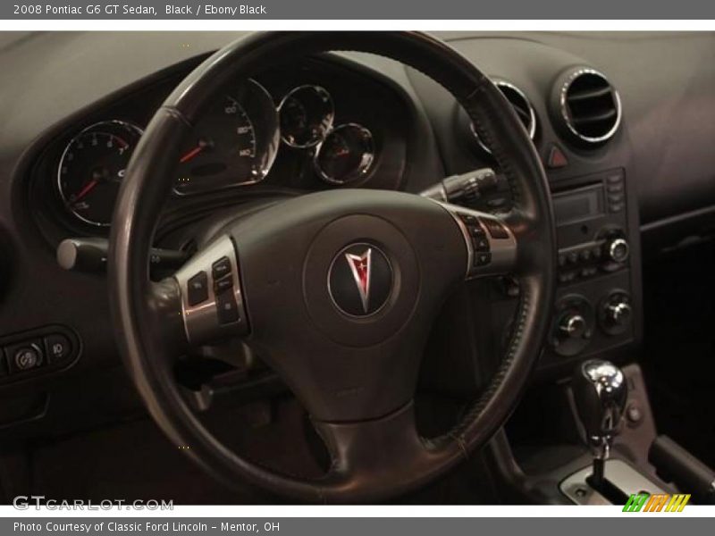 Black / Ebony Black 2008 Pontiac G6 GT Sedan