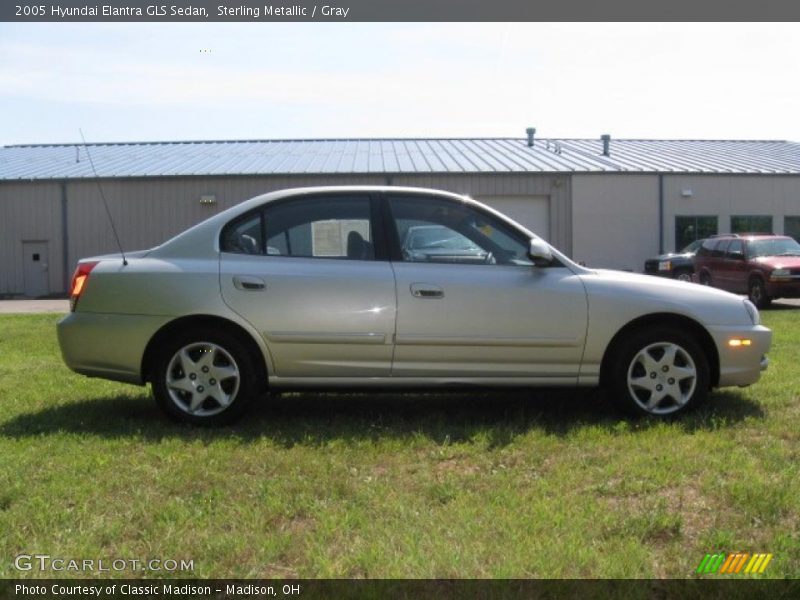 Sterling Metallic / Gray 2005 Hyundai Elantra GLS Sedan