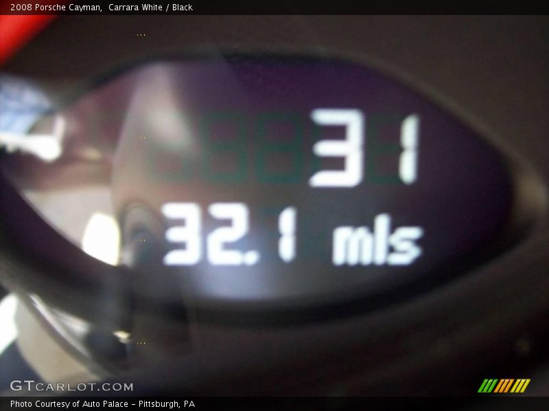 Carrara White / Black 2008 Porsche Cayman