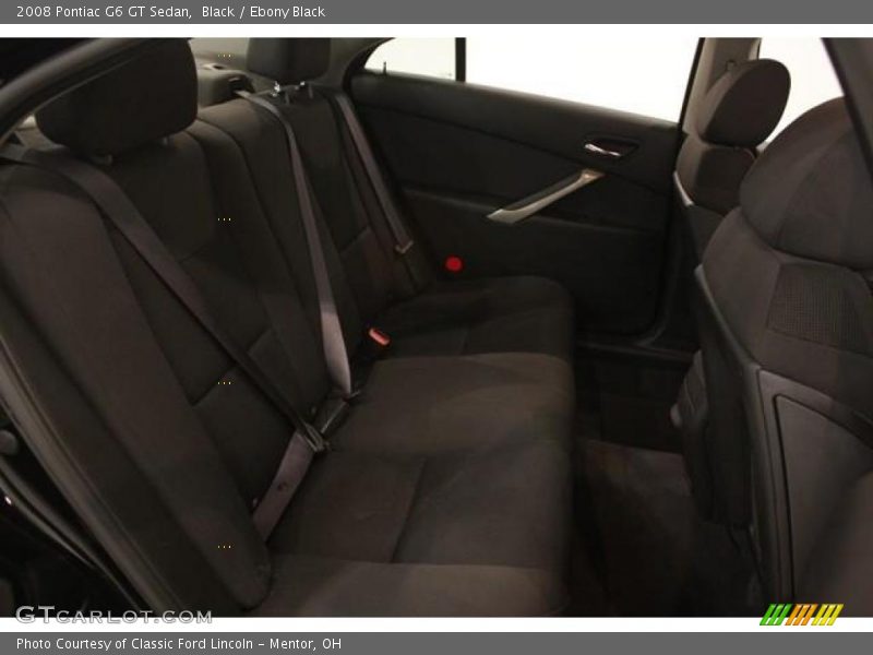Black / Ebony Black 2008 Pontiac G6 GT Sedan