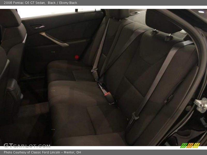 Black / Ebony Black 2008 Pontiac G6 GT Sedan