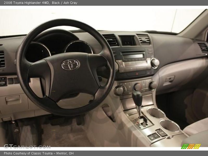 Black / Ash Gray 2008 Toyota Highlander 4WD
